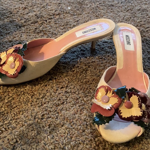 Moschino floral kitten heel - Picture 2 of 3